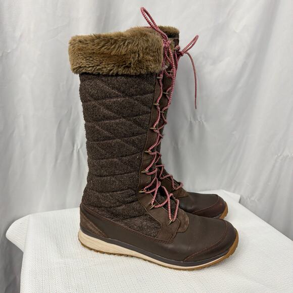 Salomon Hime High Winter Boots Womens Size 9.5 Waterproof - Picture 1 of 10